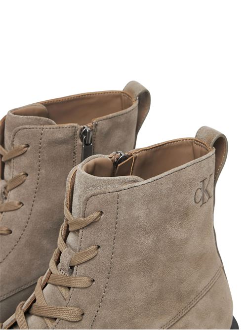 Stivaletti in pelle scamosciata Calvin Klein Jeans | YM0YM01371PDG